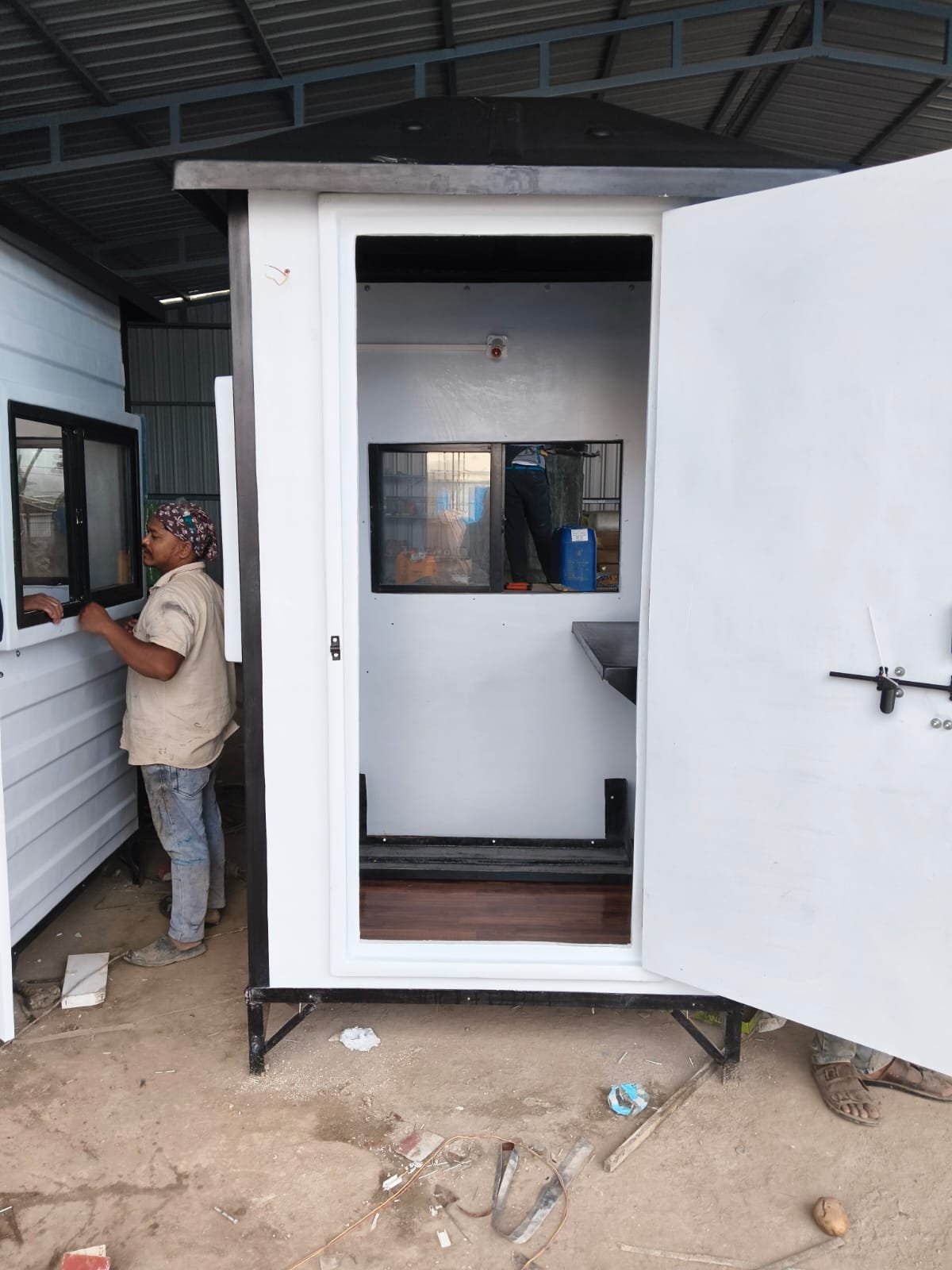 FRP Portable Security Cabin 11